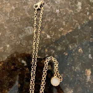 Geo Stone Pendant Necklace